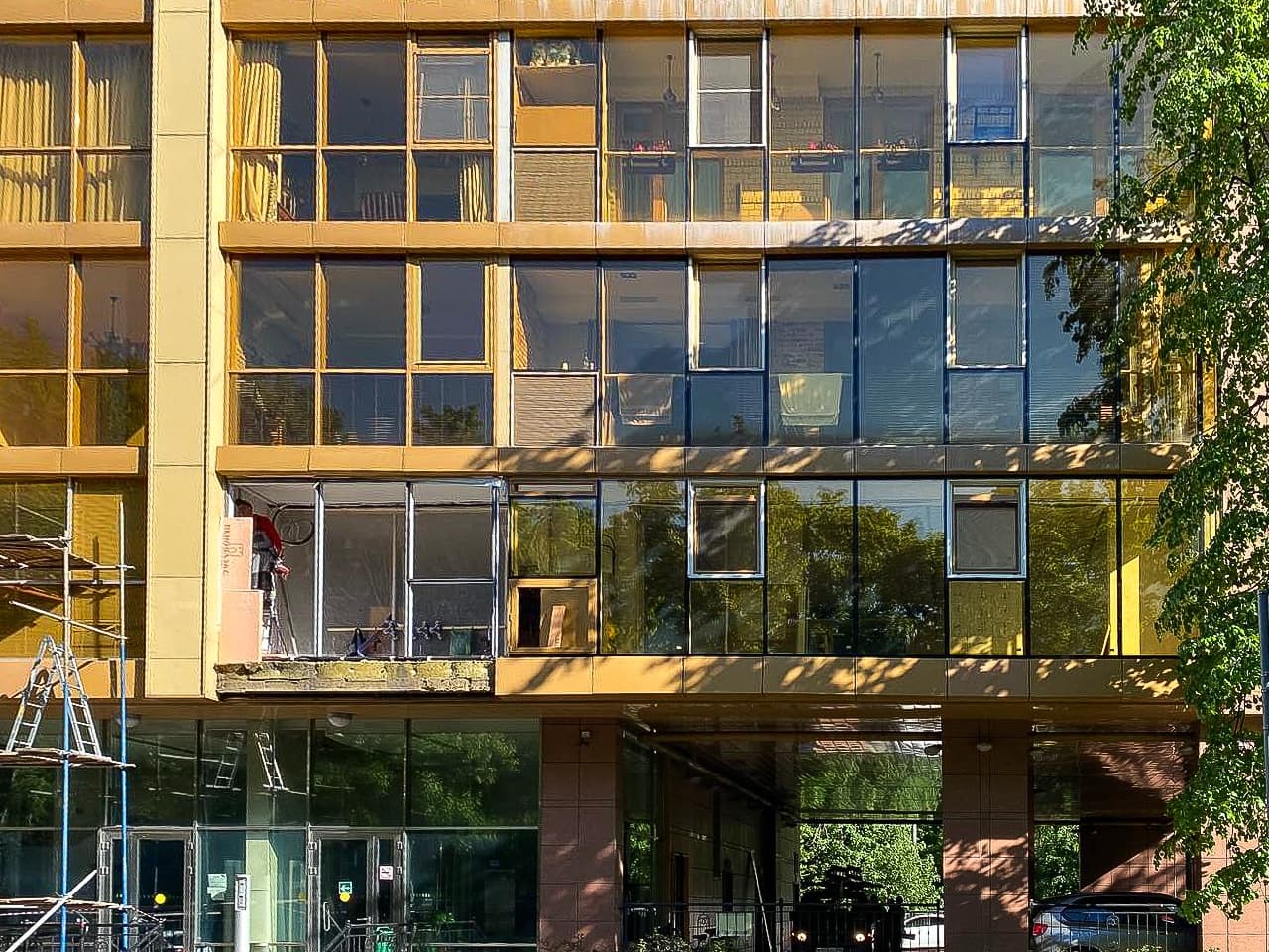 Витражное остекление лоджии